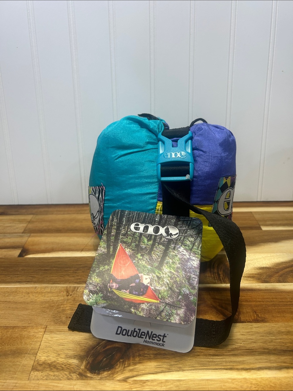 DoubleNest Hammock - Teal & Purple